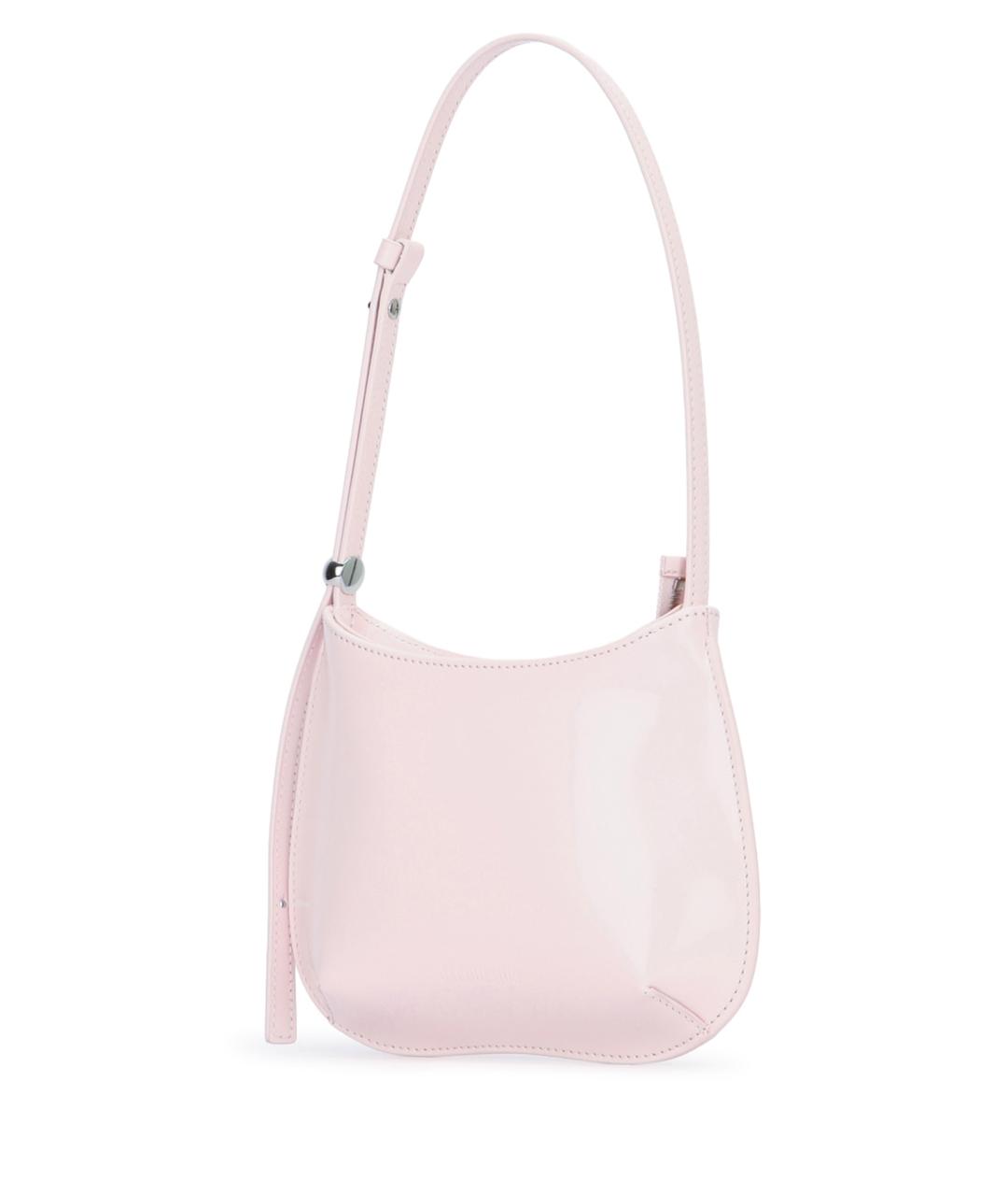 JACQUEMUS Розовая хлопковая сумка через плечо, фото 2