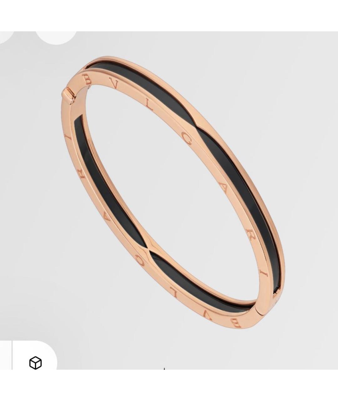 BVLGARI Розовый браслет из розового золота, фото 3