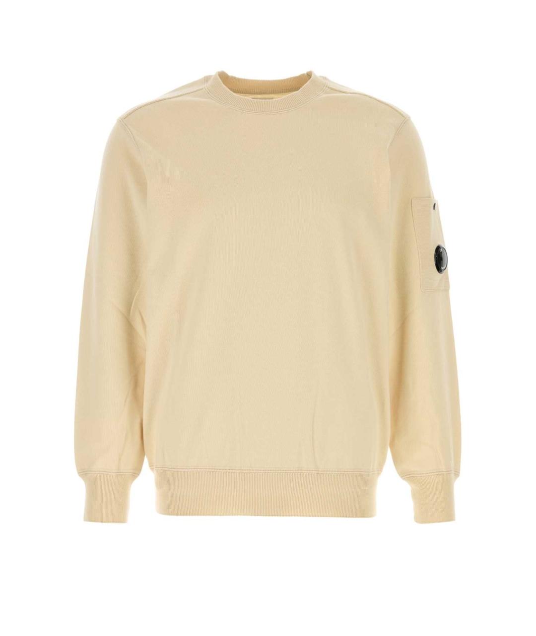 CP COMPANY Бежевый хлопковый джемпер / свитер, фото 1