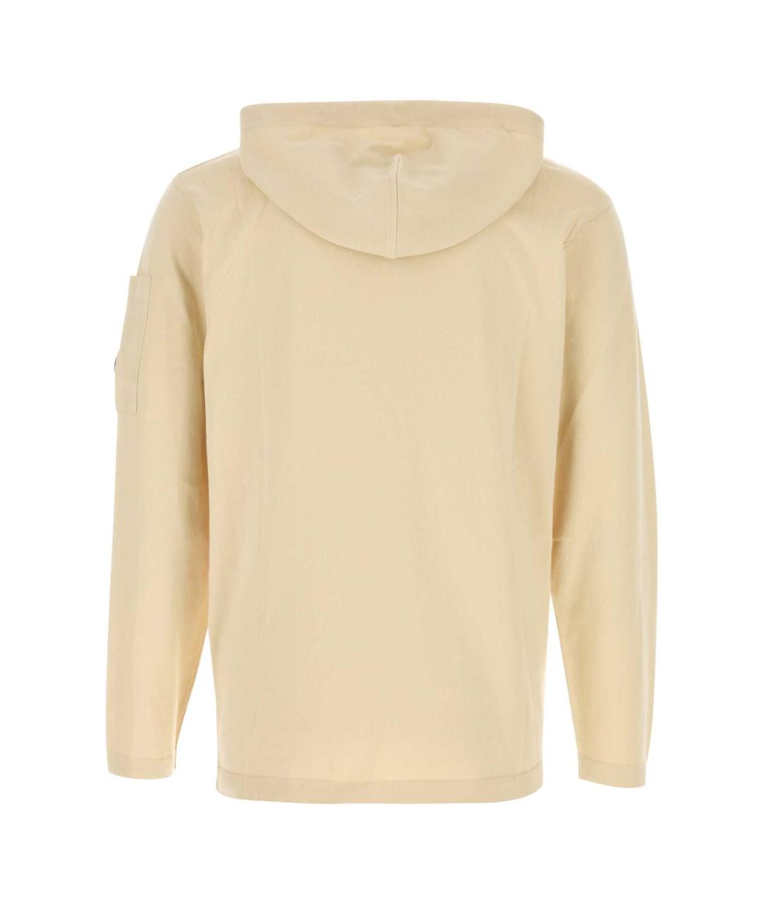 CP COMPANY Бежевый хлопковый джемпер / свитер, фото 2