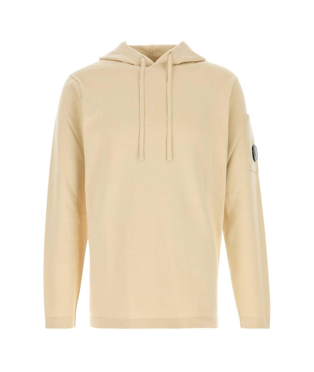 CP COMPANY Бежевый хлопковый джемпер / свитер, фото 1