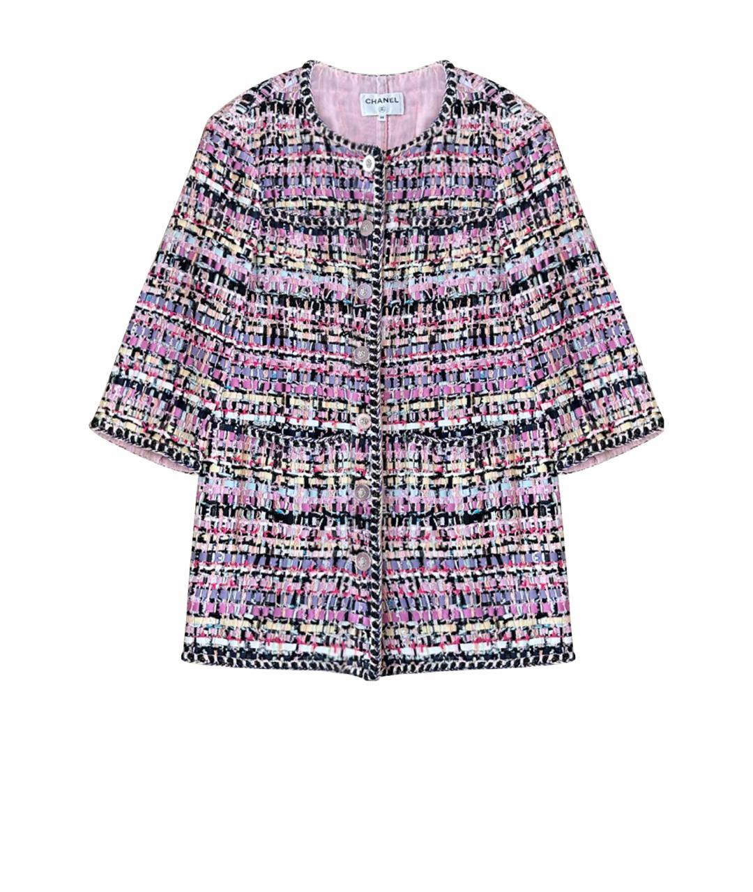CHANEL Розовое хлопковое пальто, фото 1