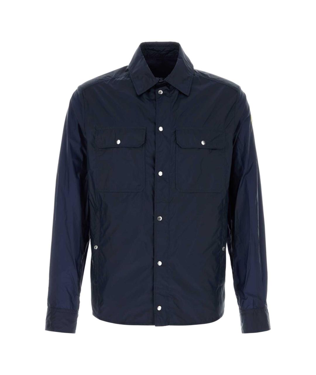 MONCLER Синяя кэжуал рубашка, фото 1