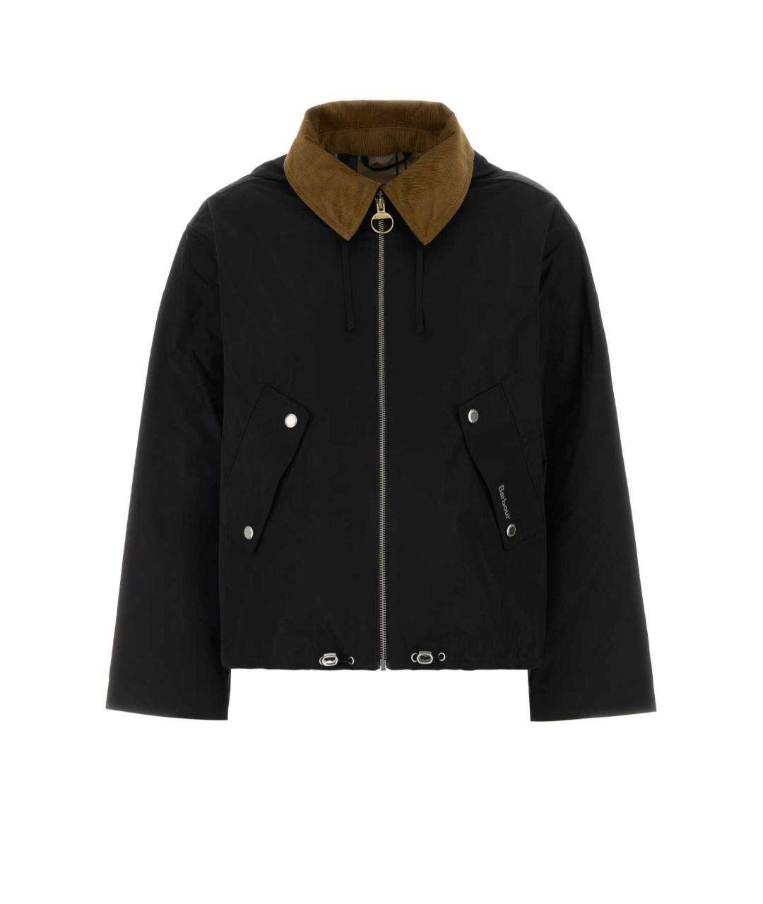 BARBOUR Черная полиэстеровая куртка, фото 1
