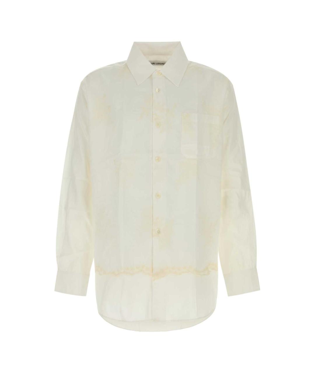 OUR LEGACY Белая хлопковая кэжуал рубашка, фото 1