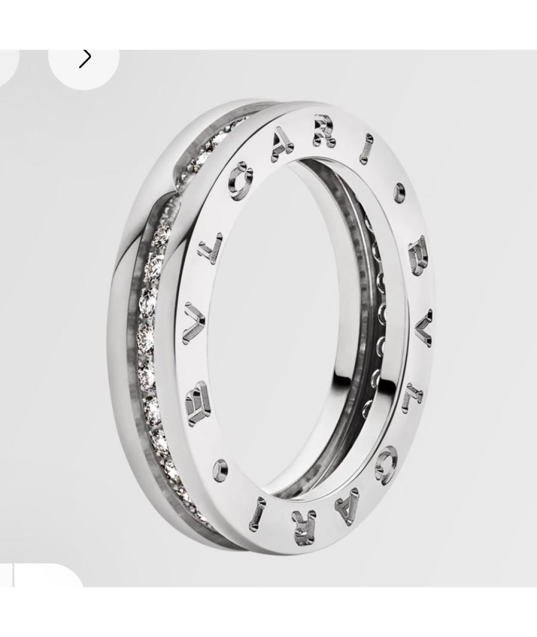 BVLGARI Серебряное кольцо из белого золота, фото 4