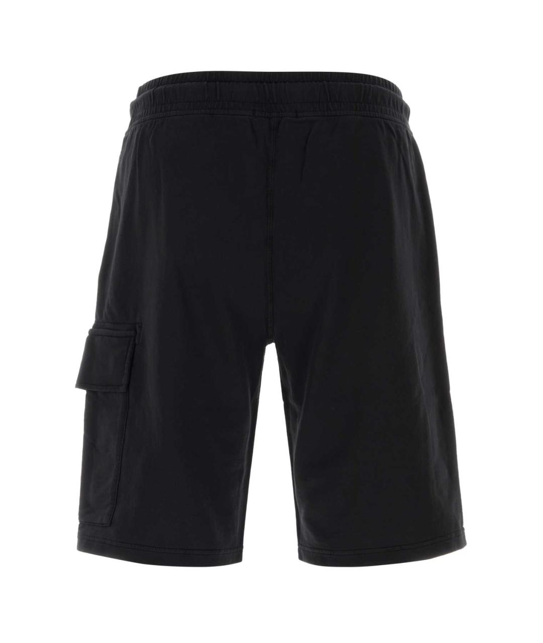 CP COMPANY Черные хлопковые шорты, фото 2