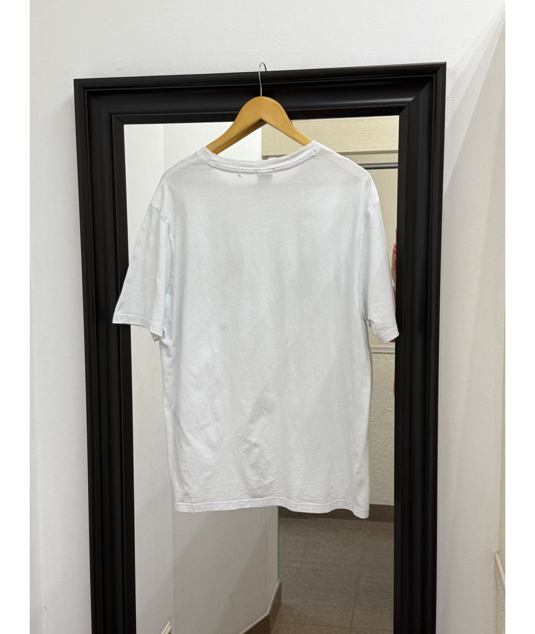 HUGO BOSS Белая хлопковая футболка, фото 3