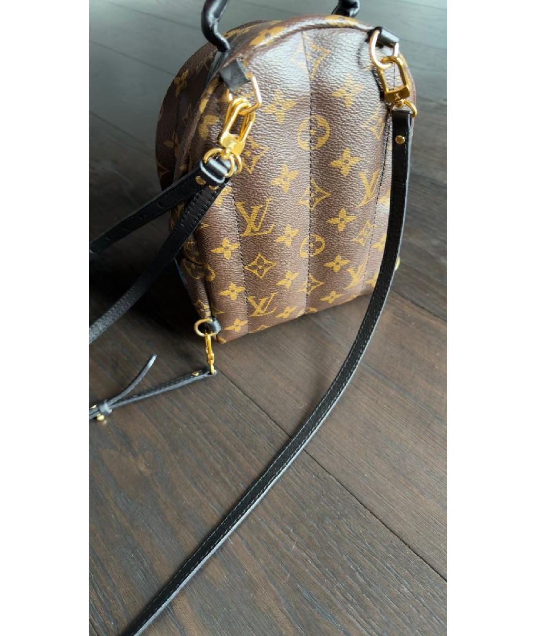 LOUIS VUITTON Коричневый рюкзак, фото 4