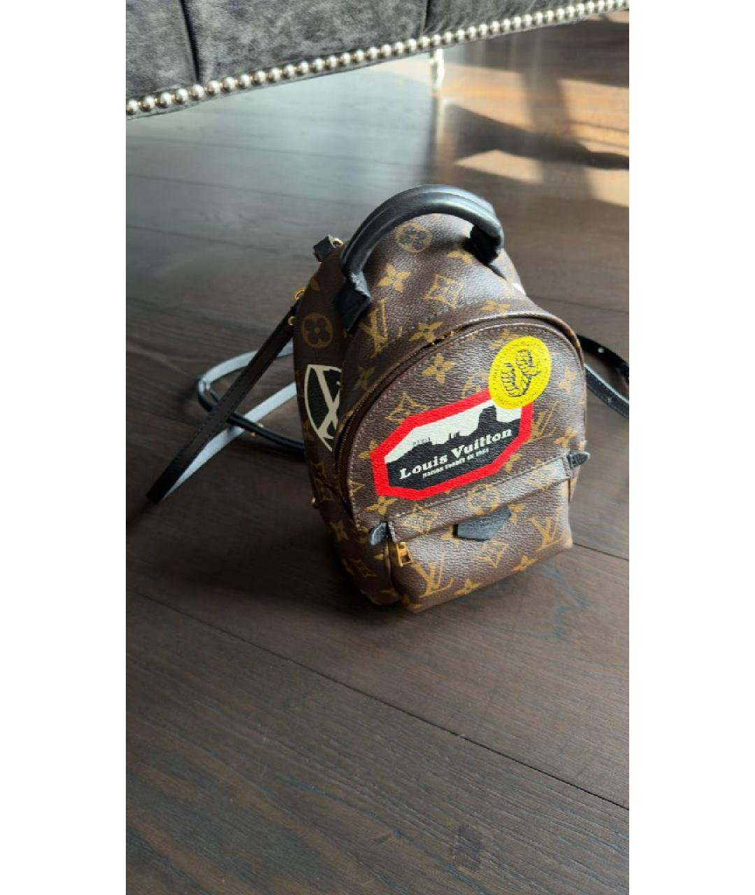 LOUIS VUITTON Коричневый рюкзак, фото 10