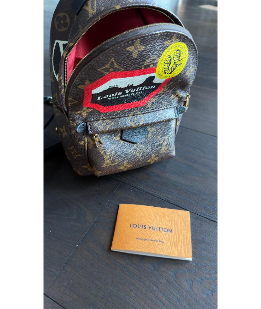 LOUIS VUITTON Коричневый рюкзак, фото 5