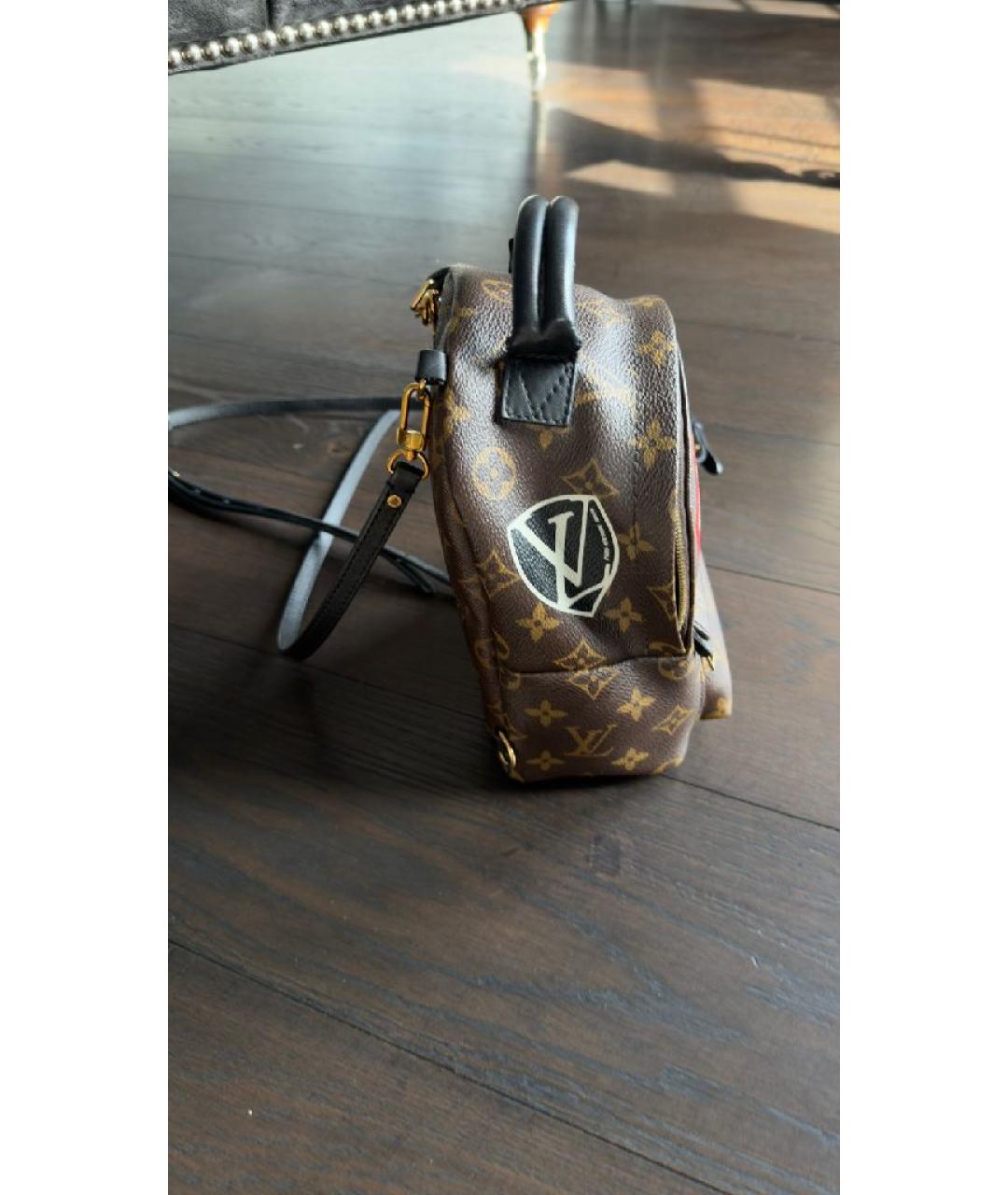 LOUIS VUITTON Коричневый рюкзак, фото 9