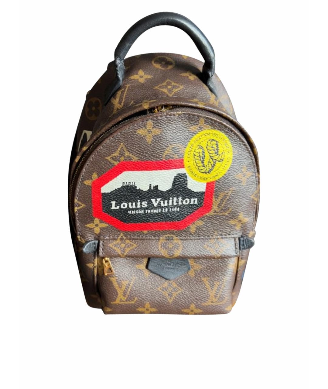 LOUIS VUITTON Коричневый рюкзак, фото 1