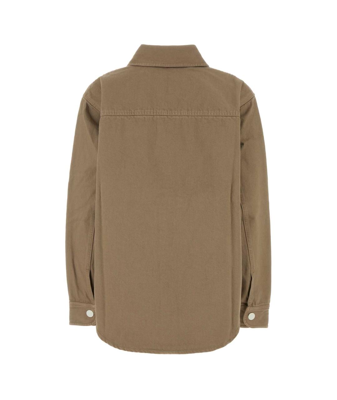 Ami Paris Бежевая хлопковая рубашка, фото 2