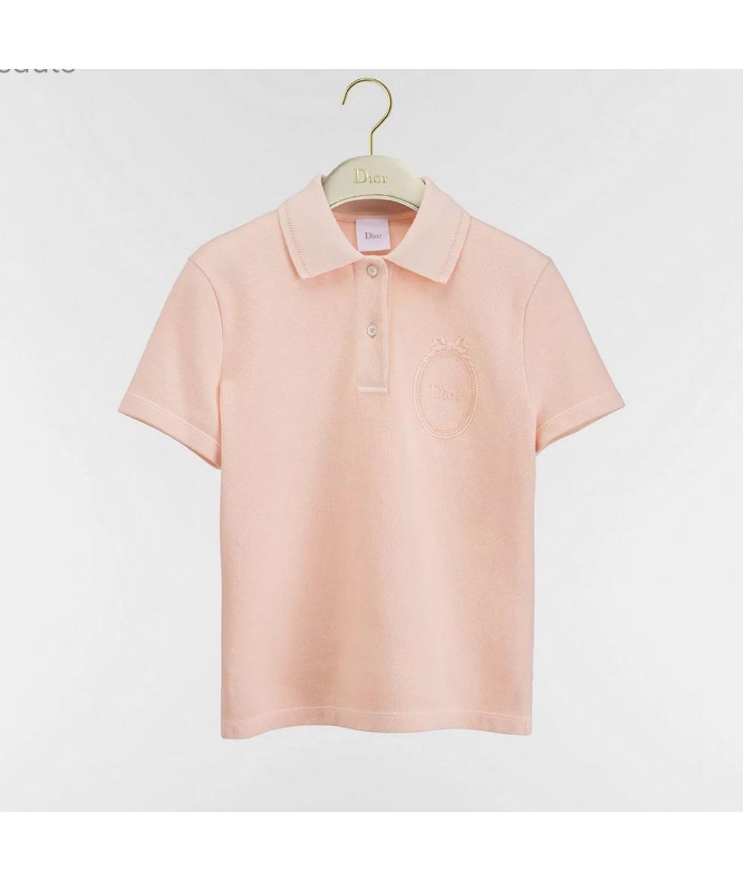 CHRISTIAN DIOR Розовая футболка, фото 5