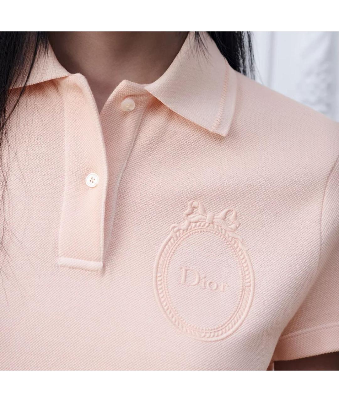 CHRISTIAN DIOR Розовая футболка, фото 3