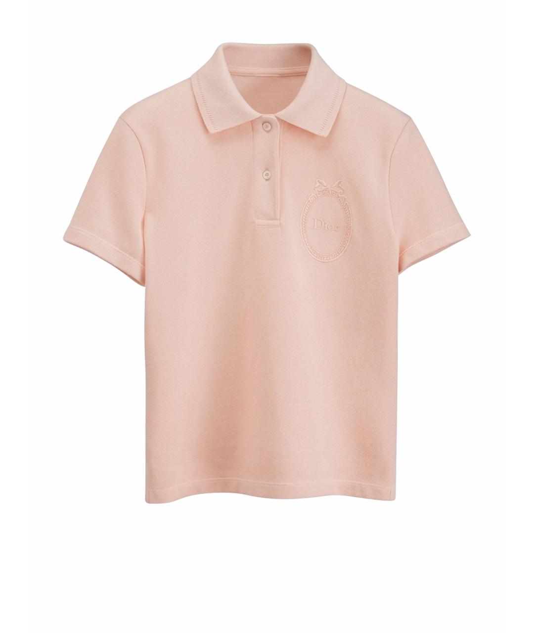 CHRISTIAN DIOR Розовая футболка, фото 1