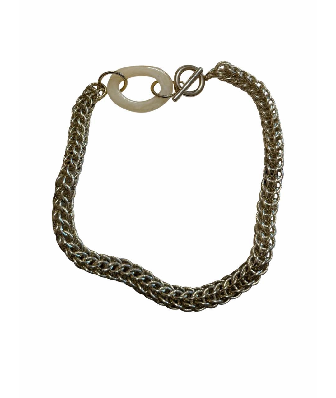 MAX MARA STUDIO Золотое металлическое колье, фото 1