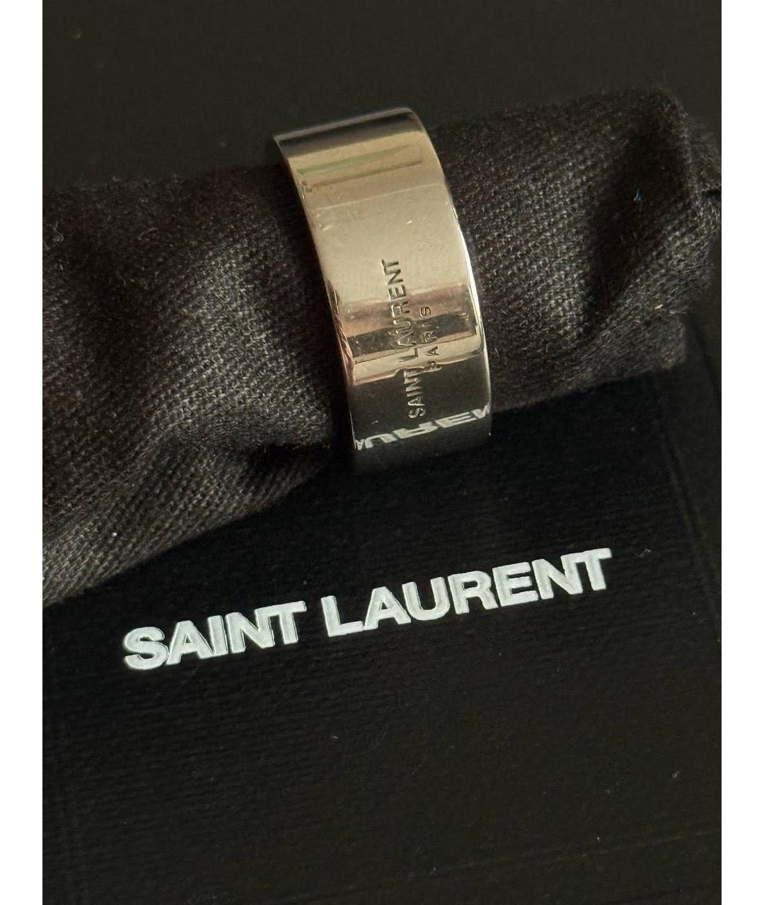 SAINT LAURENT Серебряное серебряное кольцо, фото 7