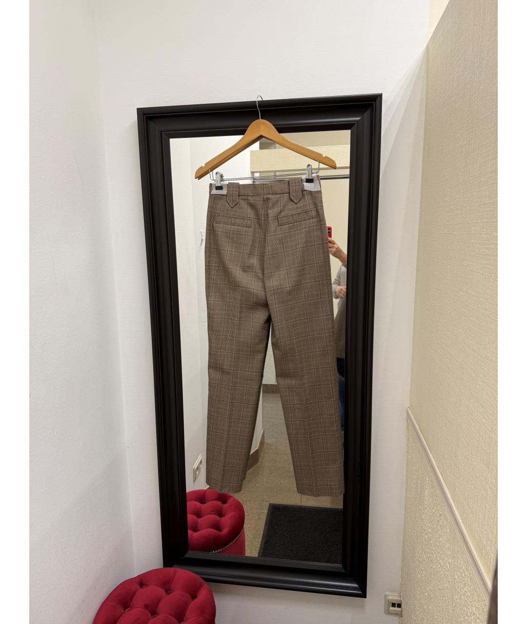 SANDRO Коричневый костюм с брюками, фото 5