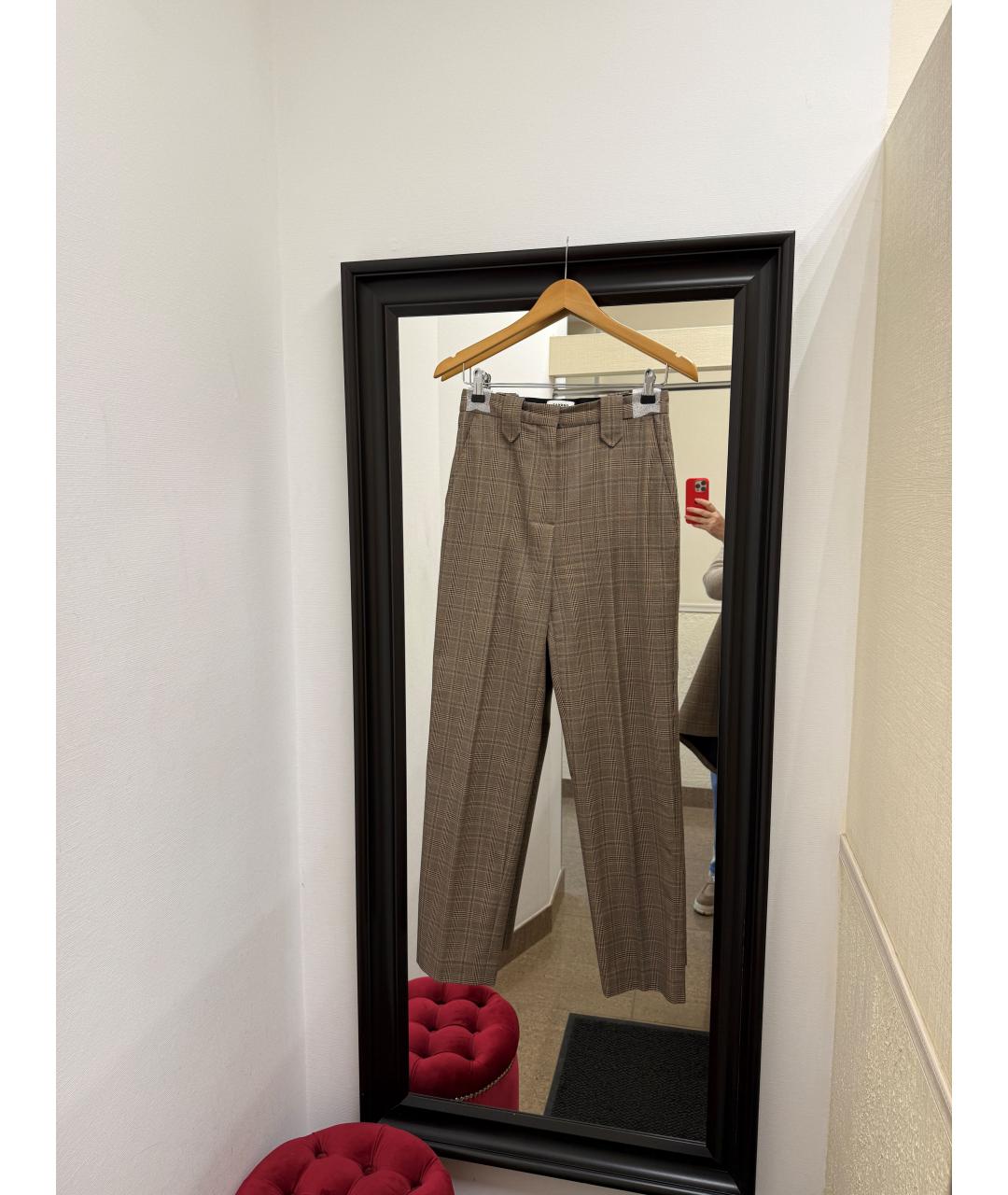 SANDRO Коричневый костюм с брюками, фото 4