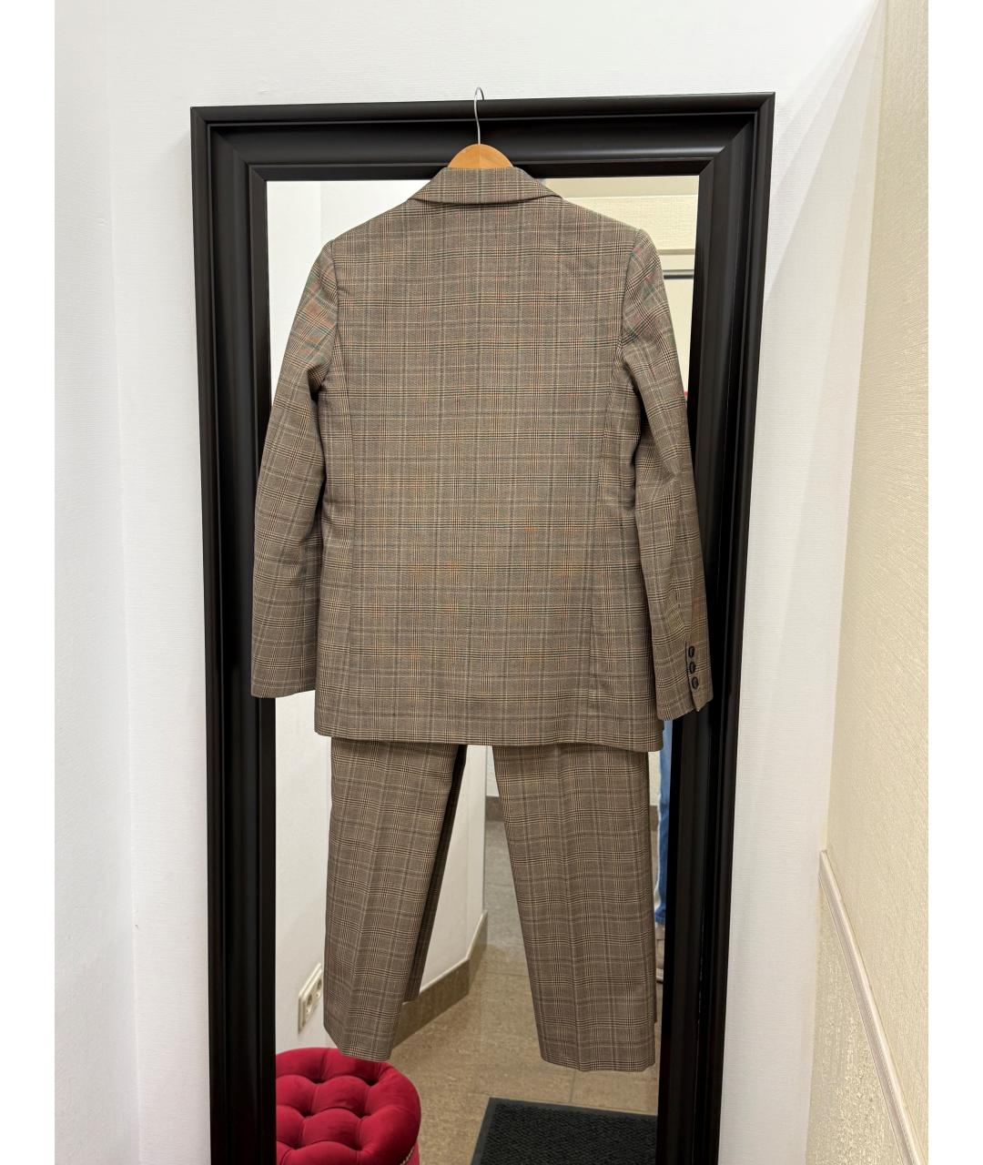 SANDRO Коричневый костюм с брюками, фото 2