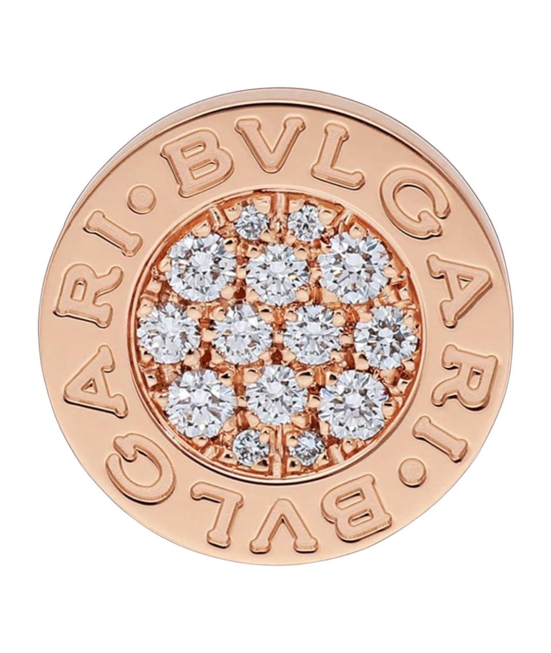 BVLGARI Розовые серьги из розового золота, фото 1