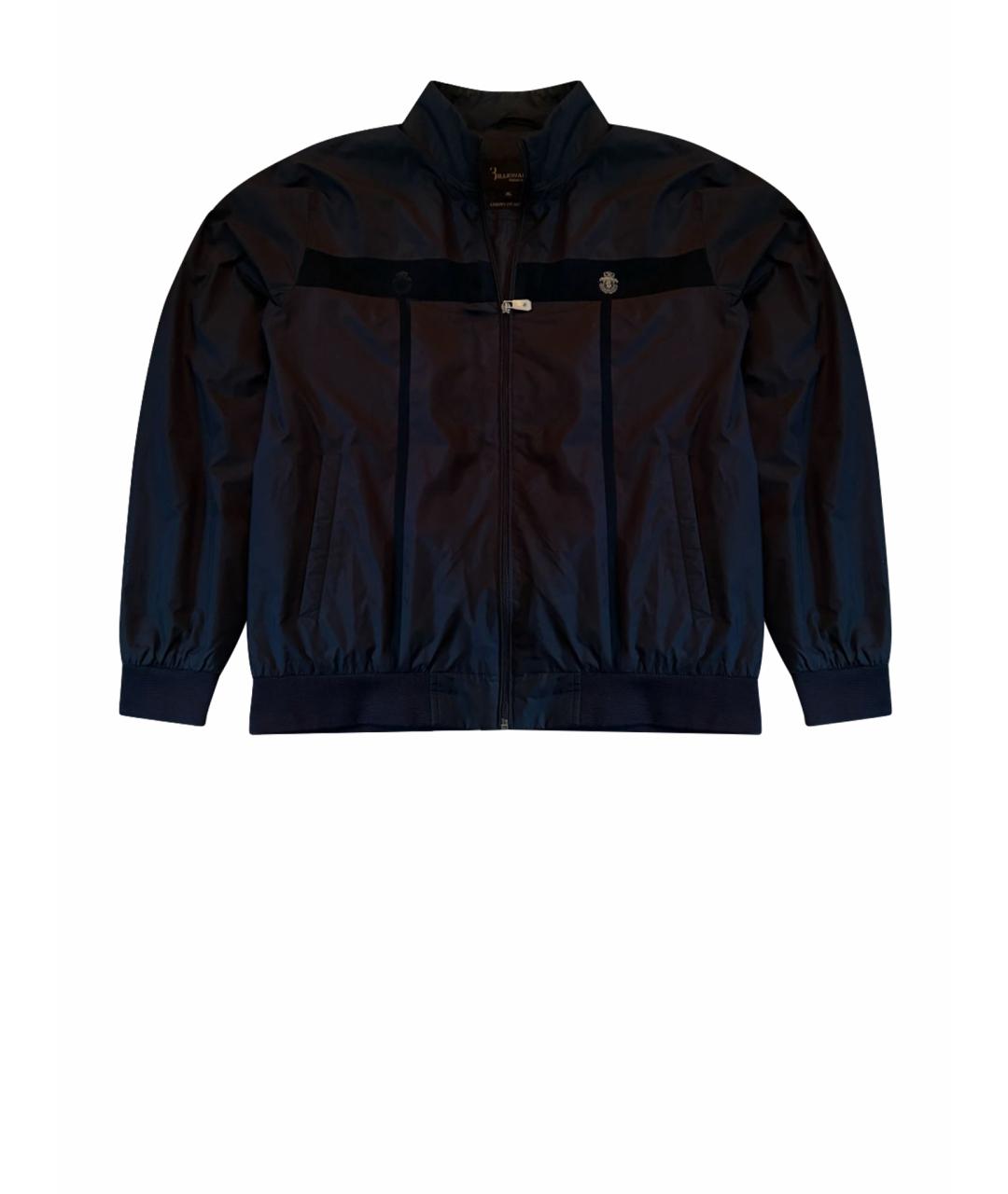 BILLIONAIRE Темно-синяя полиэстеровая куртка, фото 1