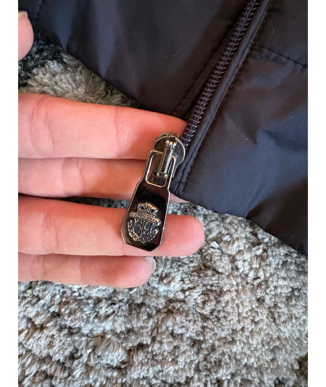 BILLIONAIRE Темно-синяя полиэстеровая куртка, фото 6