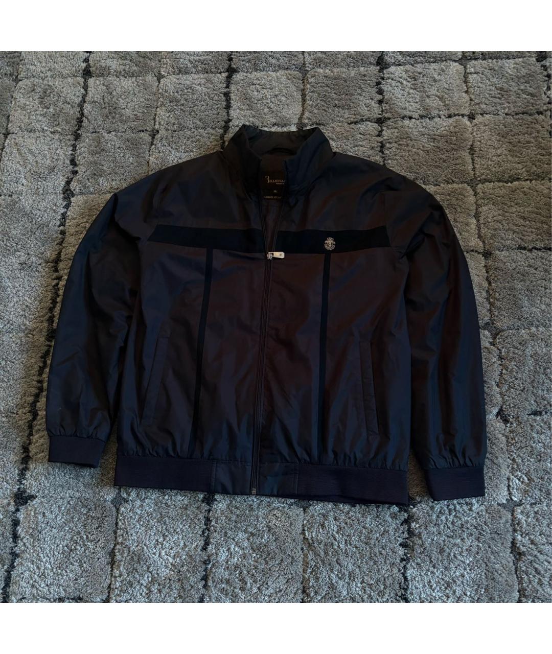 BILLIONAIRE Темно-синяя полиэстеровая куртка, фото 7