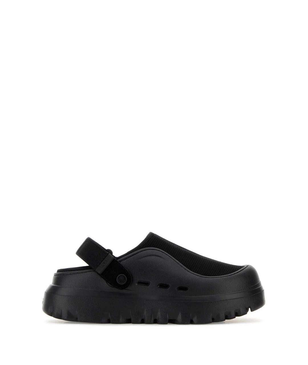 UGG AUSTRALIA Черные резиновые сандалии, фото 3