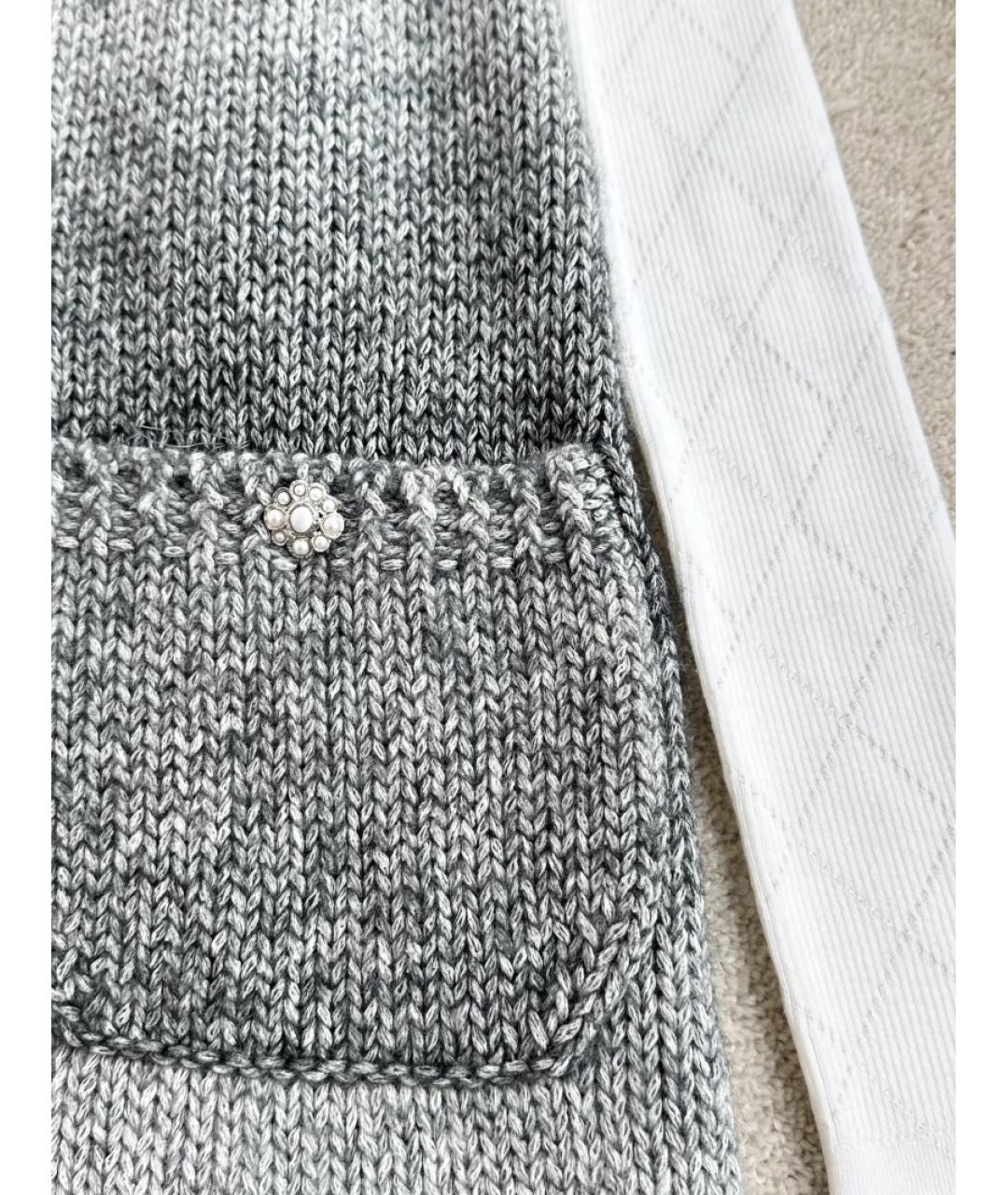 CHANEL Серое повседневное платье, фото 5