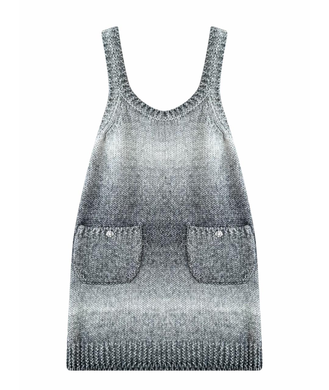 CHANEL Серое повседневное платье, фото 1