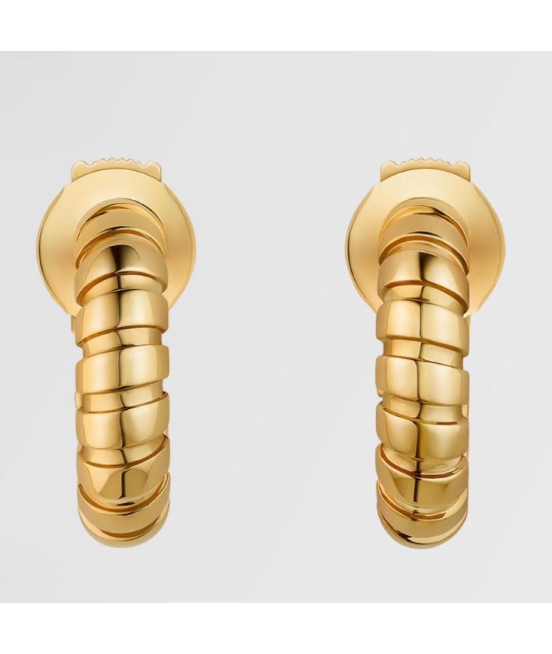 BVLGARI Золотые серьги из желтого золота, фото 3
