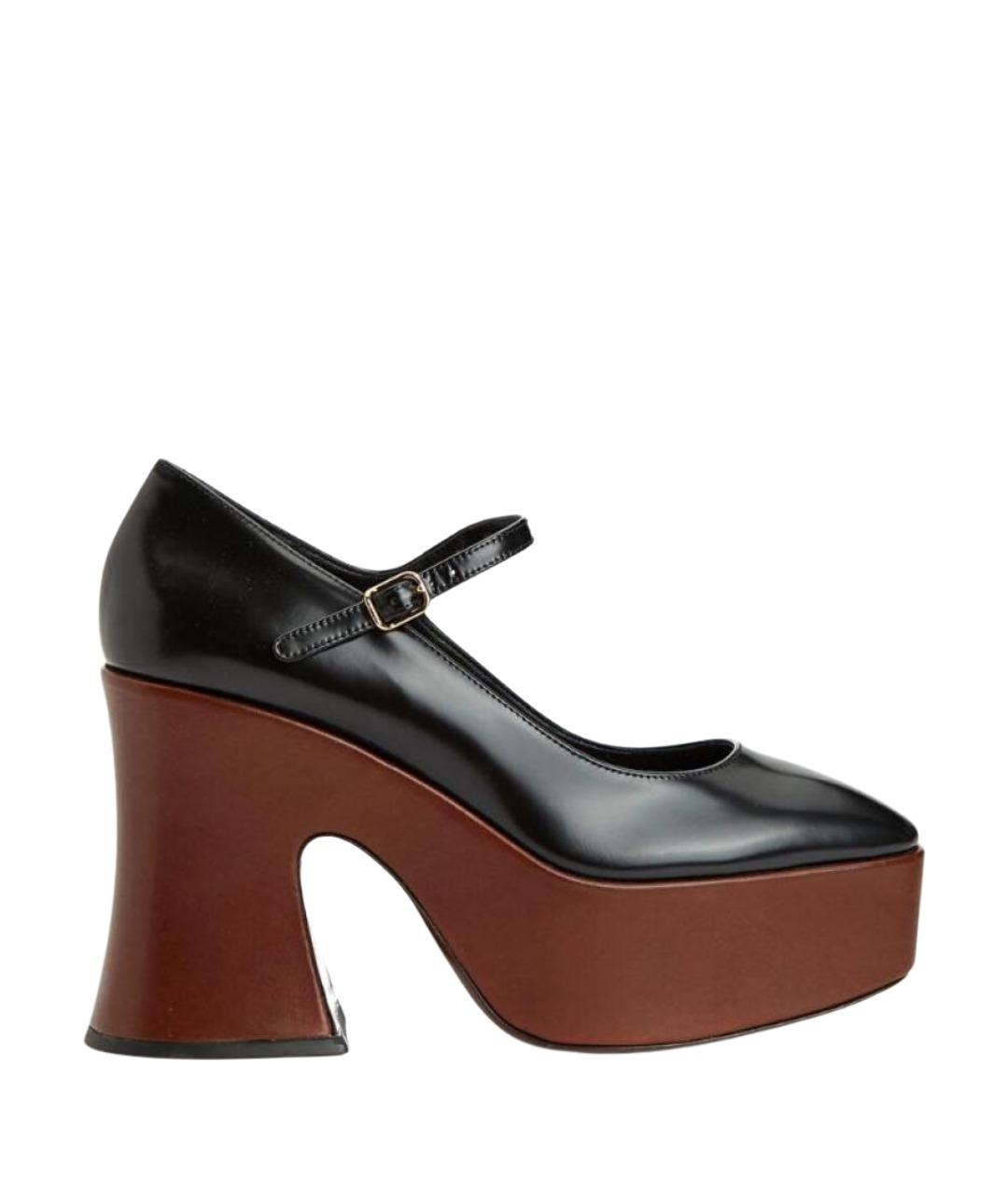 CHLOE Черные кожаные туфли, фото 1