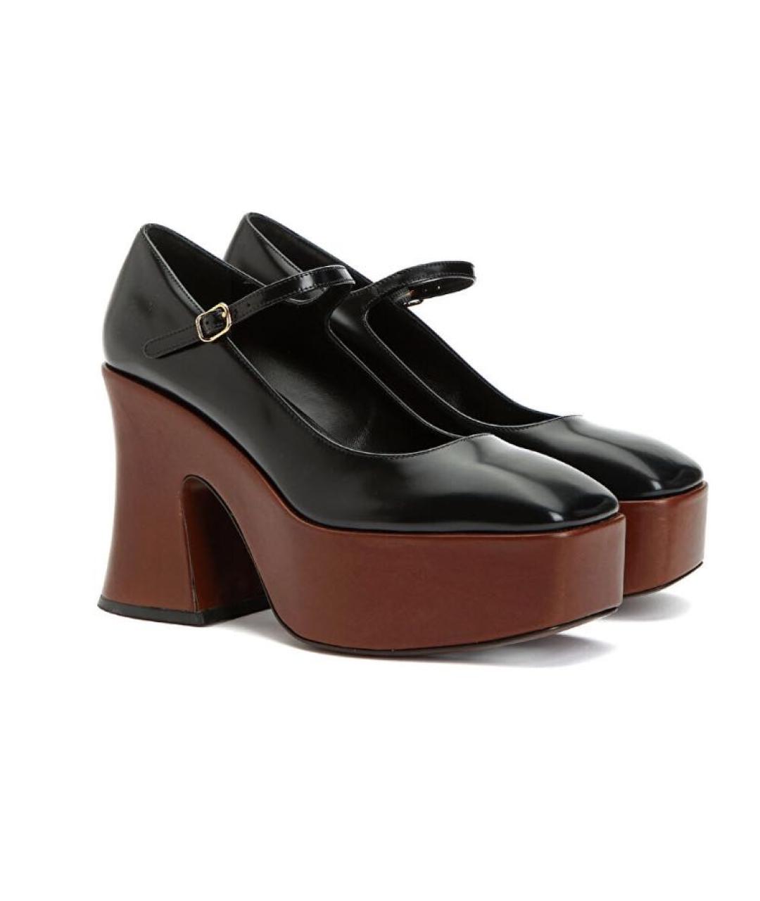 CHLOE Черные кожаные туфли, фото 2