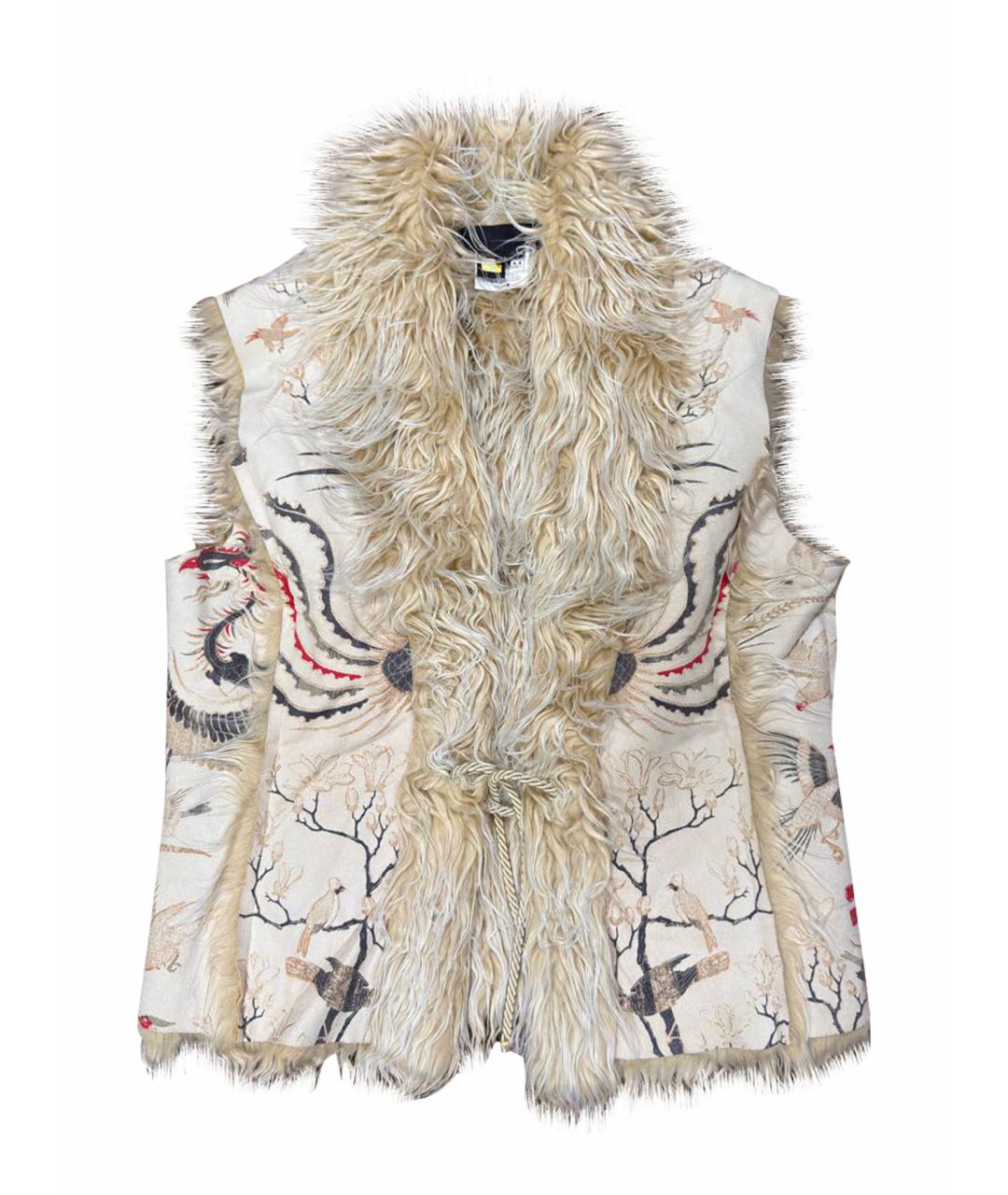 JUST CAVALLI Бежевый шерстяной жилет, фото 1