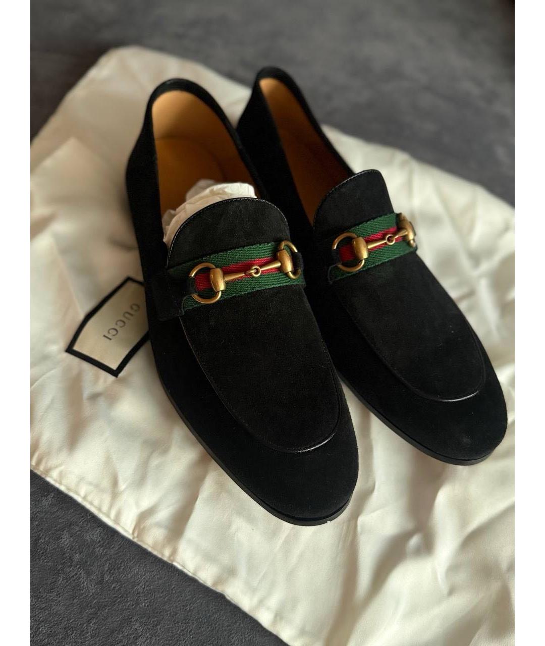 GUCCI Черные лоферы, фото 2