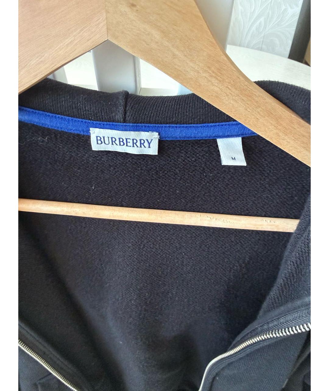 BURBERRY Черный хлопковый спортивные костюмы, фото 6