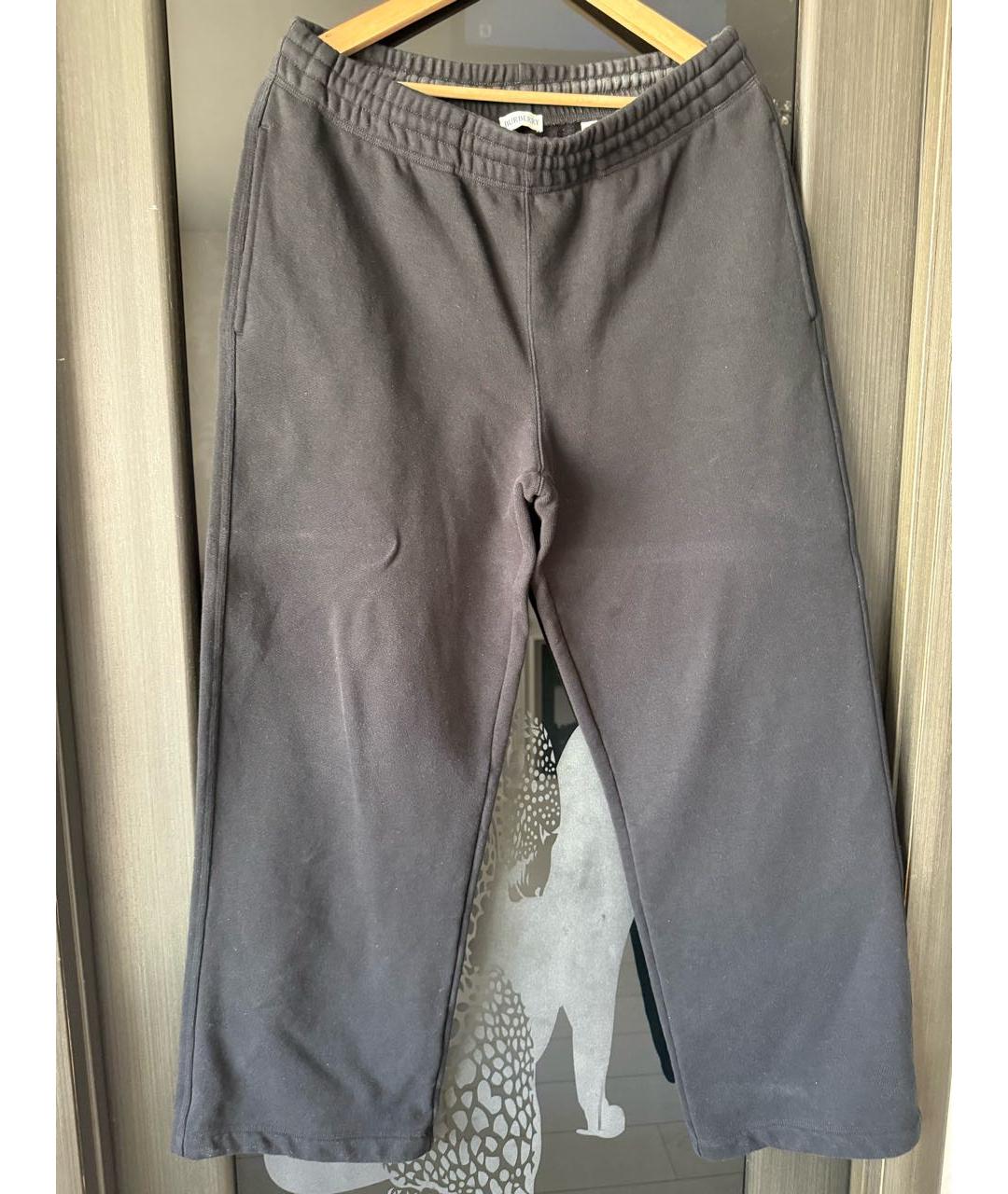 BURBERRY Черный хлопковый спортивные костюмы, фото 3