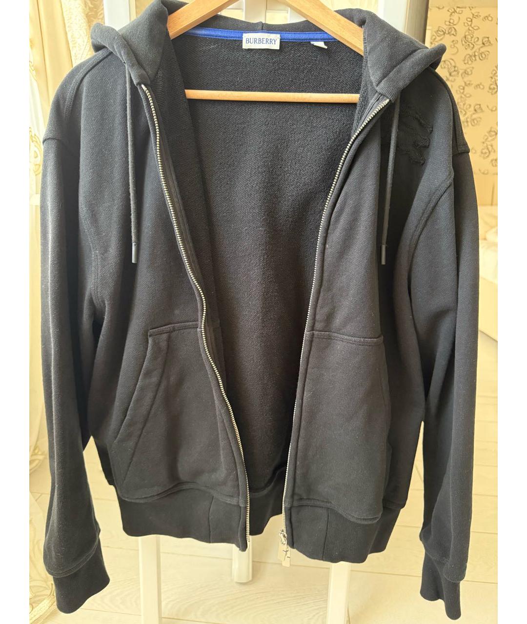 BURBERRY Черный хлопковый спортивные костюмы, фото 5