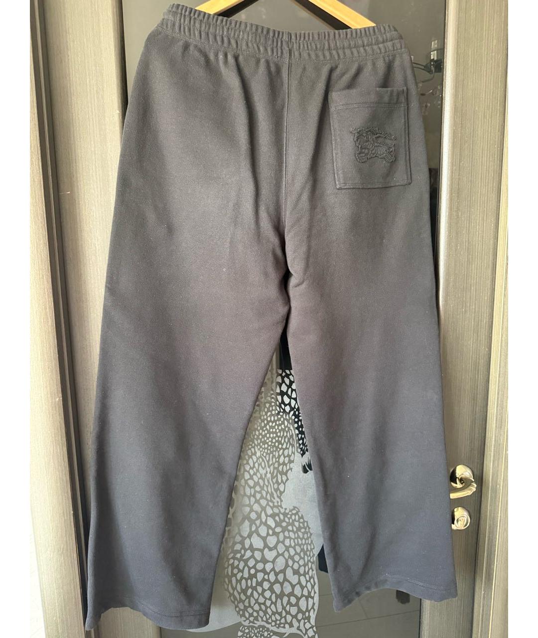 BURBERRY Черный хлопковый спортивные костюмы, фото 4