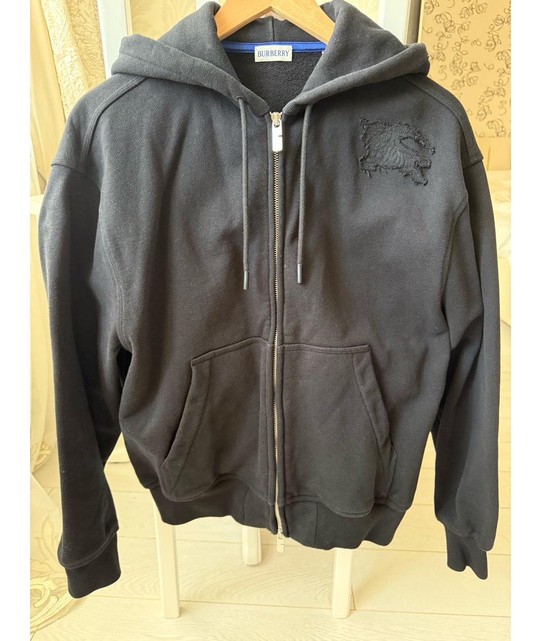 BURBERRY Черный хлопковый спортивные костюмы, фото 9