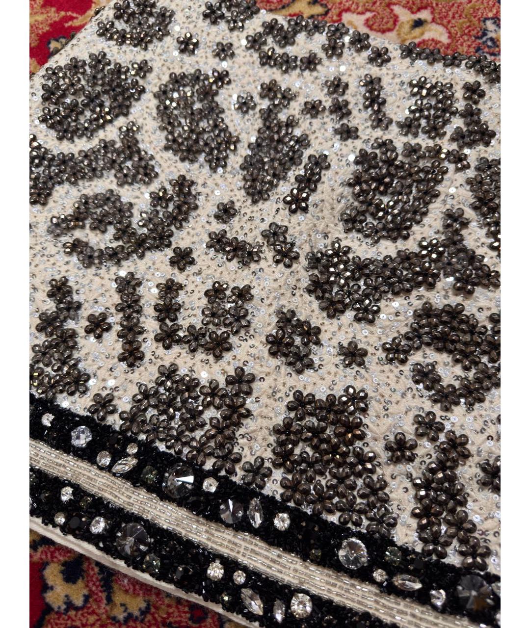 GIAMBATTISTA VALLI Белая хлопковая юбка мини, фото 3