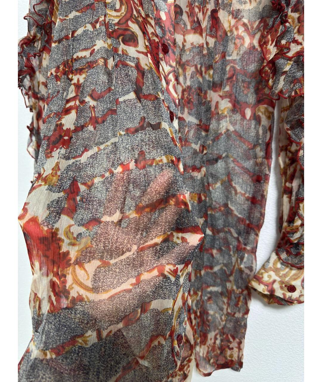 JUST CAVALLI Мульти шелковая блузы, фото 4