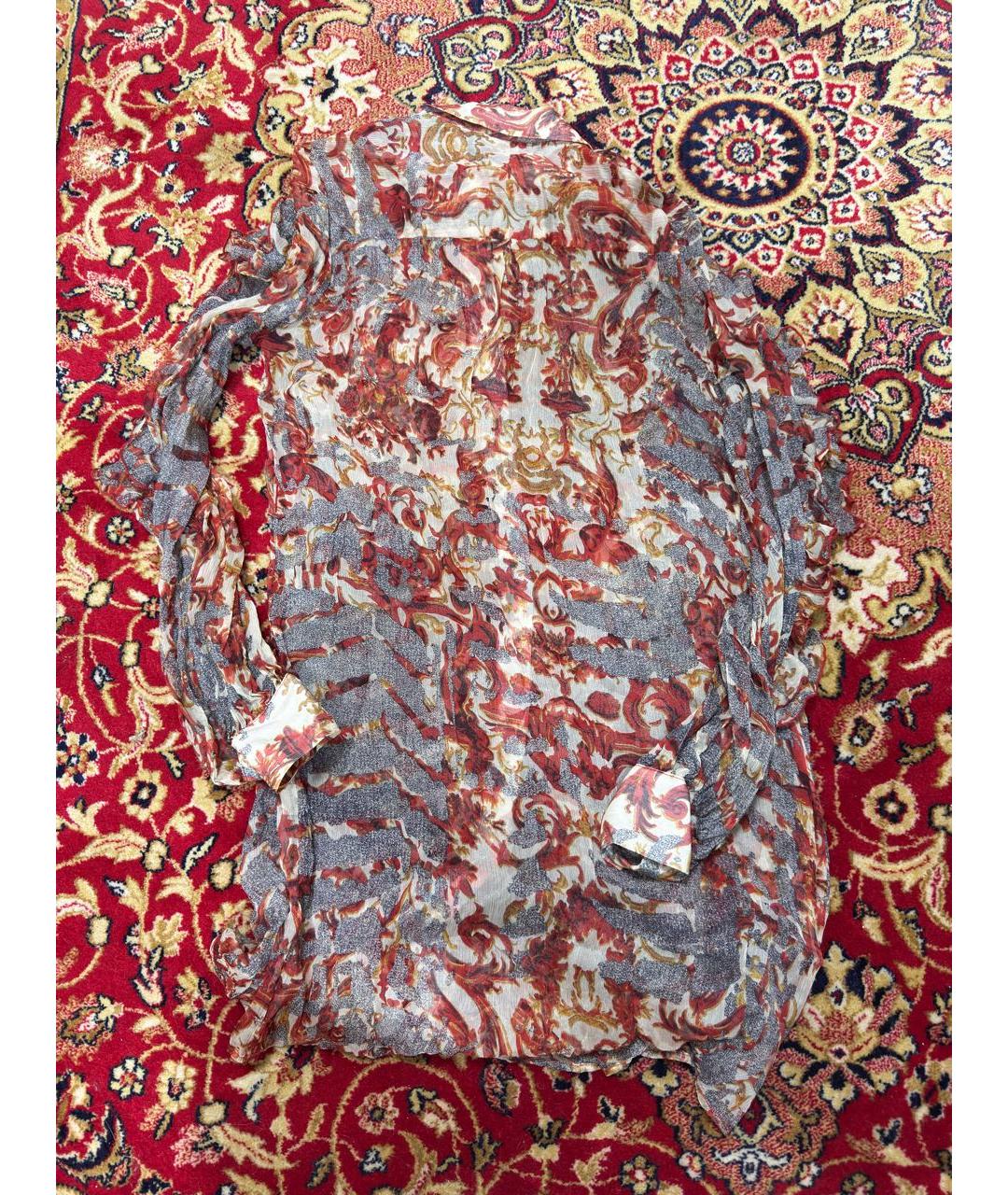 JUST CAVALLI Мульти шелковая блузы, фото 2