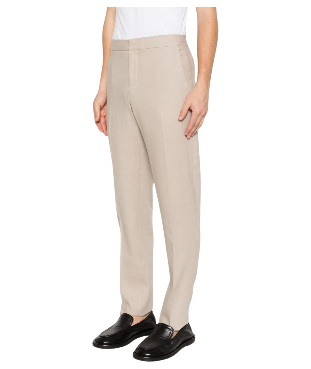 ZEGNA Бежевый классический костюм, фото 3