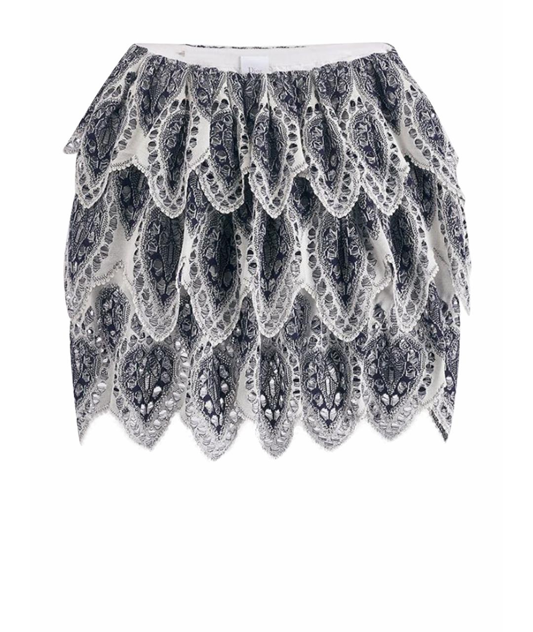 CHRISTIAN DIOR Синяя юбка мини, фото 1