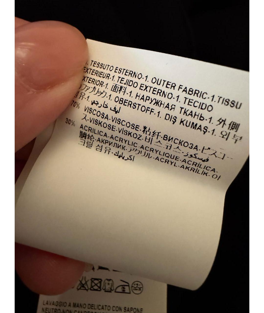 VERSACE Черный вискозный джемпер / свитер, фото 7