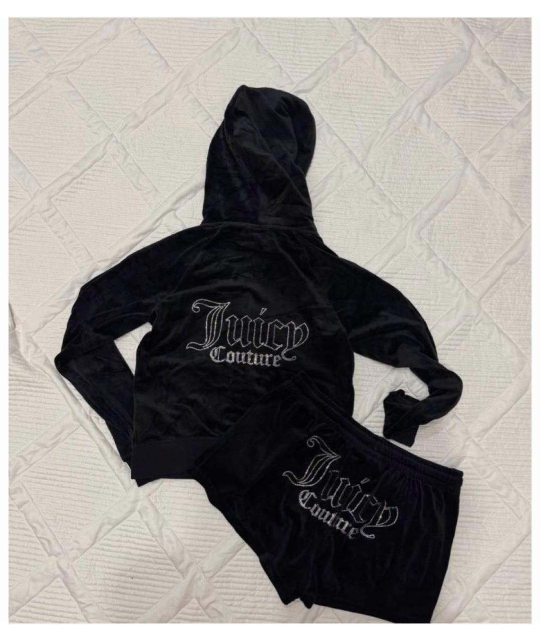 JUICY COUTURE Черный полиэстеровый костюм с брюками, фото 4